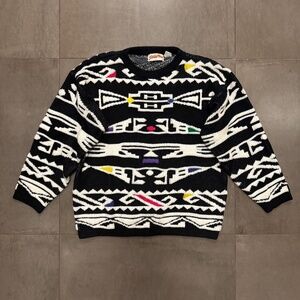 Sterling Harris Vintage Aztec Print Sweater - Men’s Large